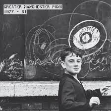 GREATER MANCHESTER PUNK 1977-81-VARIOUS ARTISTS CLEAR/ BLUE SPLATTER VINYL LP *NEW*