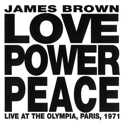 BROWN JAMES-LOVE POWER PEACE CD VG