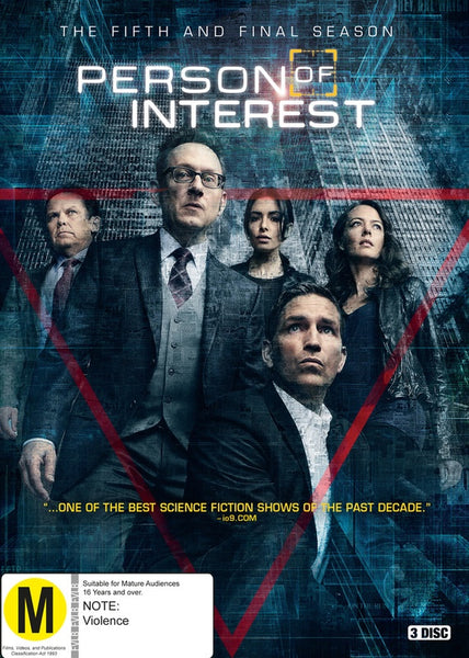 PERSON OF INTEREST SEASON FIVE 3DVD VG