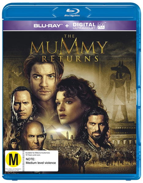 THE MUMMY RETURNS BLURAY NM