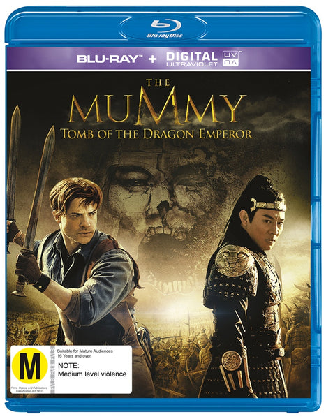 THE MUMMY: TOMB OF THE DRAGON EMPEROR BLURAY NM