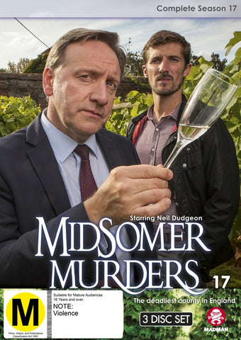 MIDSOMER MURDERS SEASON 17 3DVD NM