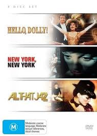 HELLO, DOLLY! + NEW YORK, NEW YORK + ALLTHAT JAZZ 3DVD VG