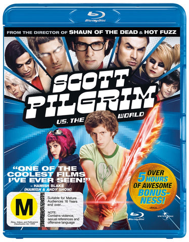 SCOTT PILGRIM VS THE WORLD BLURAY NM