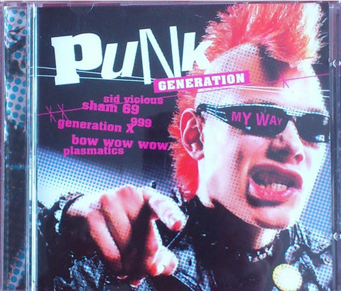 PUNK GENERATION MY WAY-VARIOUS ARTISTS CD VG