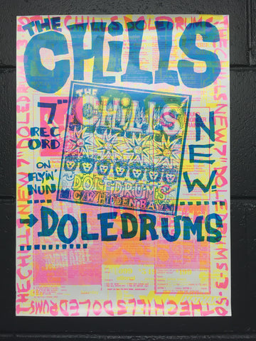 CHILLS THE-DOLEDRUMS ORIGINAL PROMO POSTER