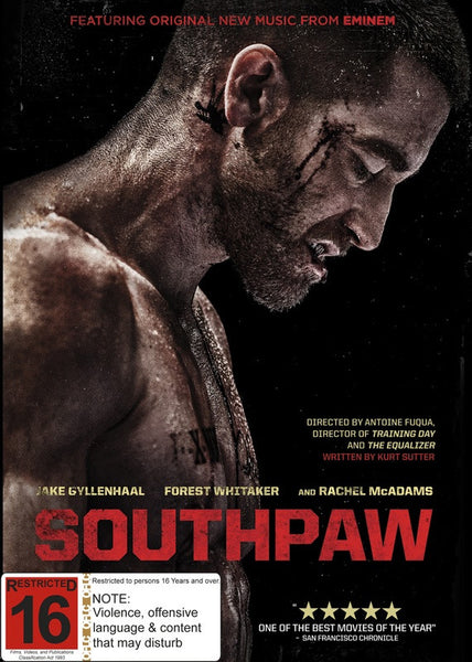 SOUTHPAW - DVD VG+