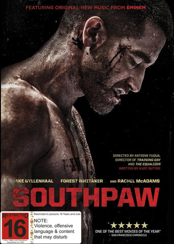 SOUTHPAW - DVD VG+