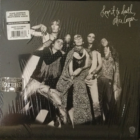 COOPER ALICE-LOVE IT TO DEATH LP BLACK/WHITE VINYL *NEW*