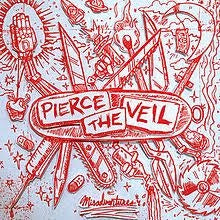 PEIRCE THE VEIL-MISADVENTURES WHITE VINYL LP  NM COVER EX