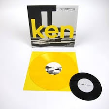 DESTROYER-KEN YELLOW VINYL LP +7" NM COVER EX