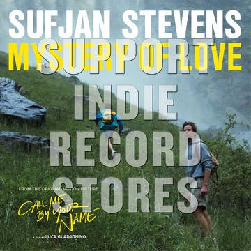 STEVENS SUFJAN-MYSTERY OF LOVE CLEAR VINYL 10" *NEW*