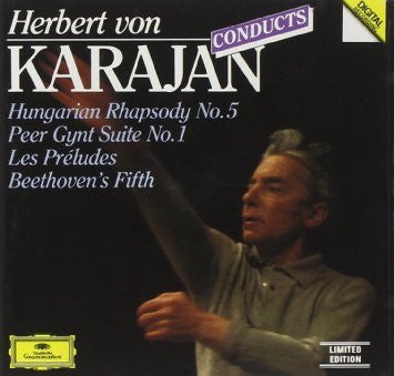 KARAJAN HERBERT VON-DIRIGIERT BEETHOVEN GRIEG LISZT CD VG