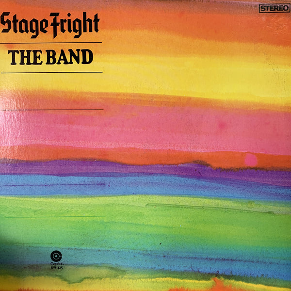 BAND THE-STAGE FRIGHT LP NM COVER VG+