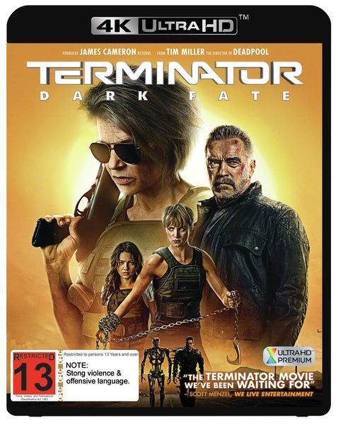 TERMINATOR: DARK FATE BLURAY VG+
