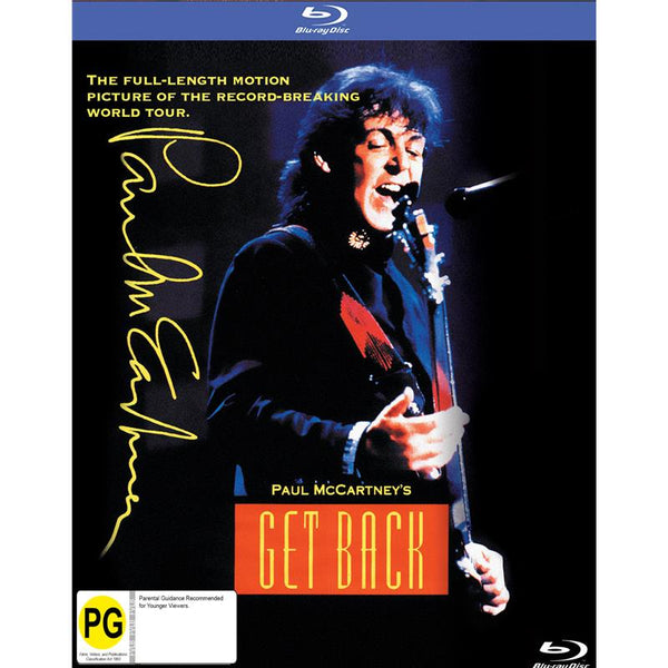 MCCARTNEY PAUL-GET BACK BLURAY NM