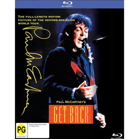 MCCARTNEY PAUL-GET BACK BLURAY NM