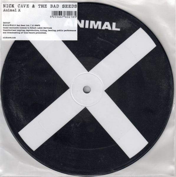 CAVE NICK & THE BAD SEEDS-ANIMAL X 7" PICTURE DISC VG+