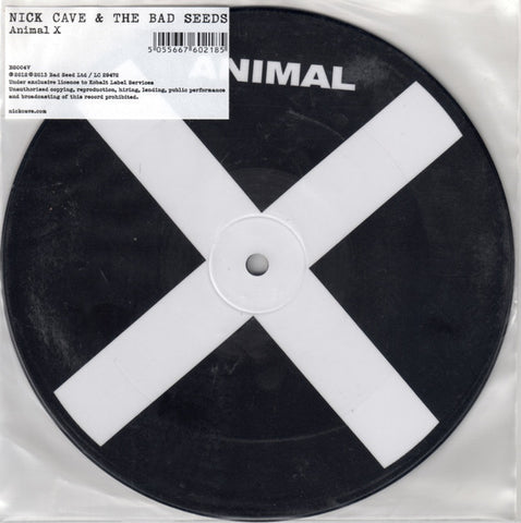 CAVE NICK & THE BAD SEEDS-ANIMAL X 7" PICTURE DISC VG+