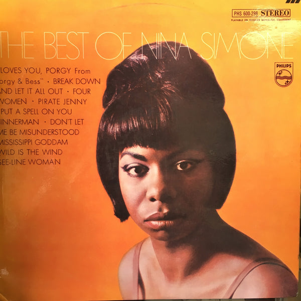 SIMONE NINA-THE BEST OF LP VG+ COVER VG+