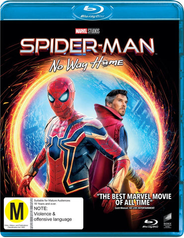 SPIDERMAN: NO WAY HOME BLURAY NM