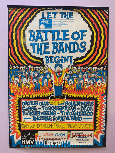 BATTLE OF THE BANDS ORIGINAL PROMO POSTER