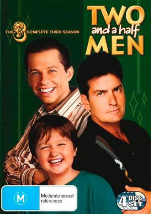 TWO AND A HALF MEN SEASON THREE 4DVD VG