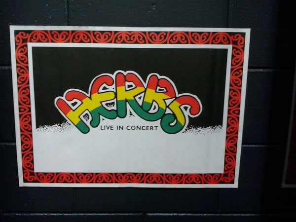 HERBS-ORIGINAL GIG POSTER