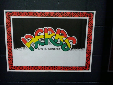HERBS-ORIGINAL GIG POSTER