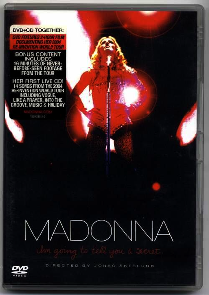 MADONNA-I'M GOING TO TELL YOU A SECRET DVD +CD VG