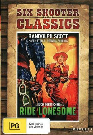 RIDE LONESOME DVD VG