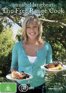 ANNABEL LANGBEIN THE FREE RANGE COOK 2DVD VG