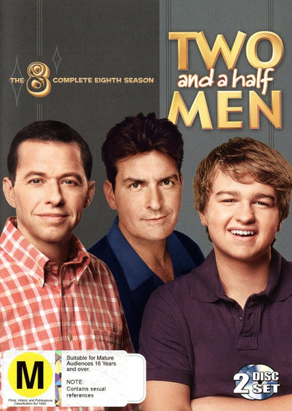 TWO AND A HALF MEN SEASON EIGHT 2DVD VG