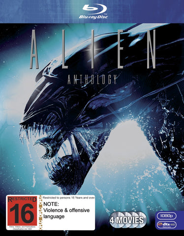 ALIEN ANTHOLOGY 4 BLURAY R16 VG+