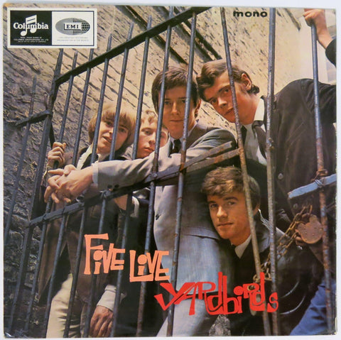 YARDBIRDS-FIVE LIVE YARDBIRDS MONO LP VG COVER VG