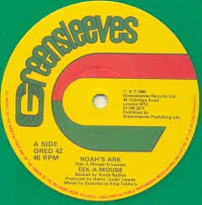 EEK-A-MOUSE/ FLICK WILSON-NOAH'S ARK/ MY LADY GREEN VINYL 12" VG+ COVER VG+