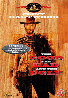 THE GOOD THE BAD AND THE UGLY-DVD VG+