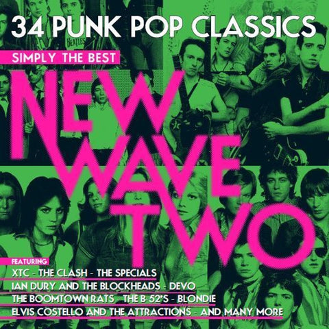 SIMPLY THE BEST NEW WAVE TWO - VARIOUS ARTISTS 2CD VG