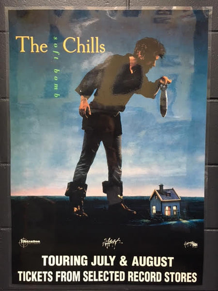 CHILLS SOFT BOMB ORIGINAL TOUR PROMO POSTER LAMINATED