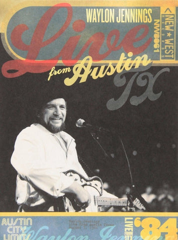 JENNINGS WAYLON-LIVE FROM AUSTIN DVD VG