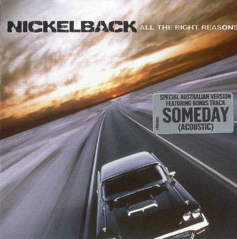 NICKELBACK-ALL THE RIGHT REASONS CD VG
