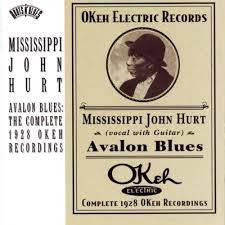 HURT MISSISSIPPI JOHN-AVALON BLUES CD VG