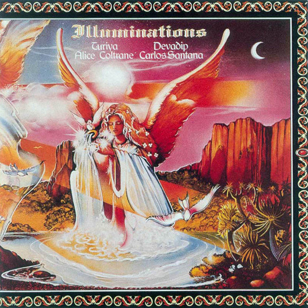 SANTANA CARLOS ALICE COLTRANE-ILLUMINATIONS LP NM COVER E