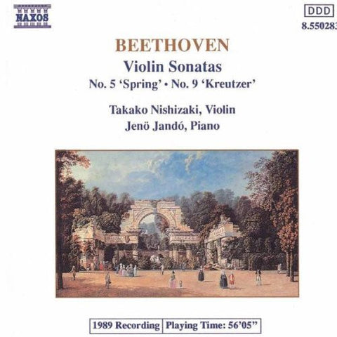 BEETHOVEN-VIOLIN SONATAS 5 AND 9 CD VG