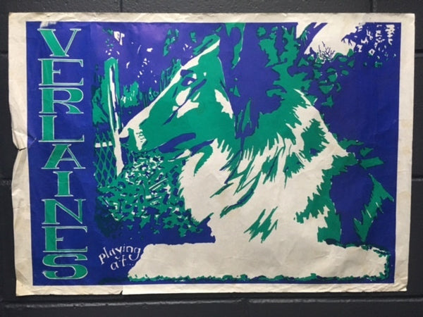 VERLAINES ORIGINAL GIG POSTER