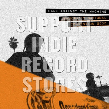 RAGE AGAINST THE MACHINE-DEMOCRATIC NATIONAL CONVENTION 2000 CLEAR VINYL LP *NEW*