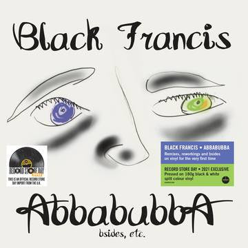 BLACK FRANCIS-ABBADUBBA BLACK/ WHITE SPLIT VINYL LP *NEW*