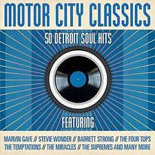 MOTOR CITY CLASSICS: 50 DETROIT SOUL HITS-VARIOUS ARTISTS 2CD VG