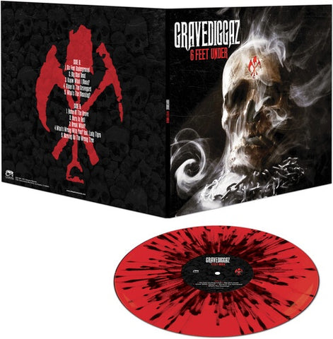 GRAVEDIGGAZ-6 FEET UNDER RED/ BLACK SPLATTER VINYL LP *NEW* was $66.99 now...