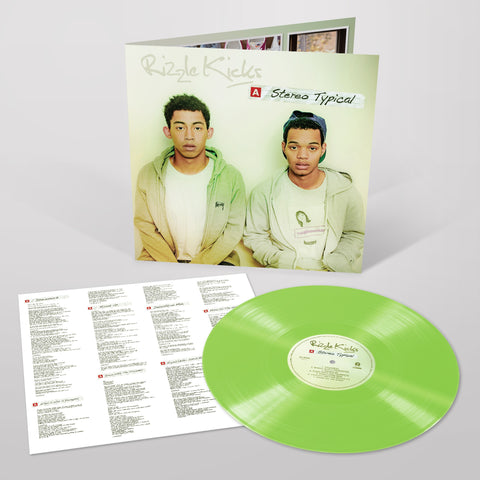 RIZZLE KICKS-STEREO TYPICAL GREEN VINYL LP *NEW*